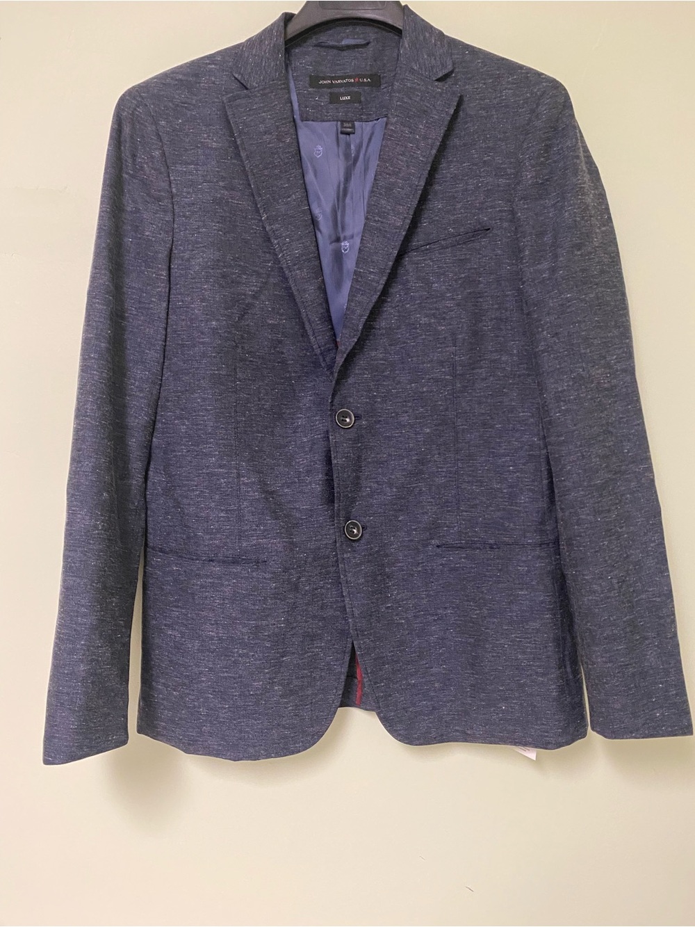 John Varvatos Men’s Heathered Navy Sport Coat